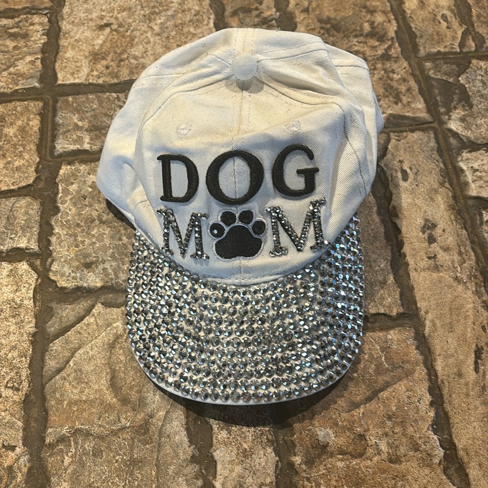 Something Special Hats Dog Mom Bling With Rhinestones